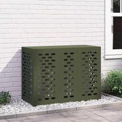 Housse de climatiseur Vert olive 110 x 50 x 80 cm