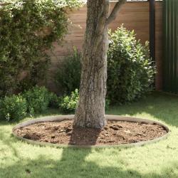 Bordure de Pelouse 4 pcs 450 x 0,05 x 10 cm Acier inoxydable