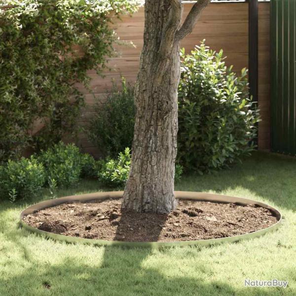 Bordure de Pelouse 4 pcs 450 x 0,05 x 10 cm Acier galvanis�