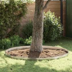 Bordure de Pelouse 4 pcs 450 x 0,05 x 15 cm Acier inoxydable