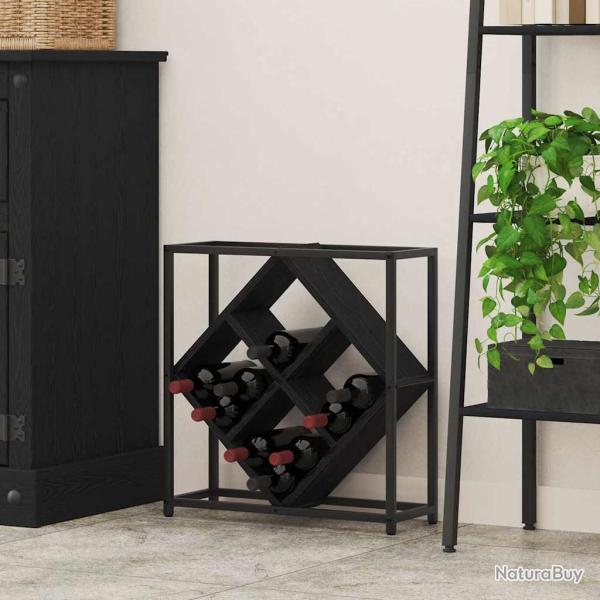 �tag�re � vin 16 bouteilles Bois d'ing�nierie Ch�ne noir