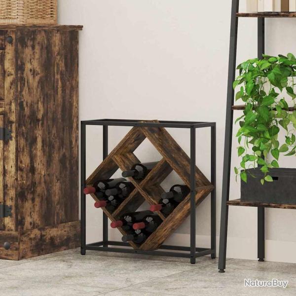 �tag�re � vin 16 bouteilles Bois d'ing�nierie Ch�ne fum�