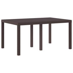 Table de Marron 150 x 100 x 73 cm polyrotin