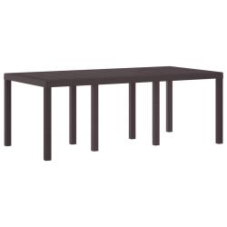 Table de Marron 200 x 100 x 73 cm polyrotin