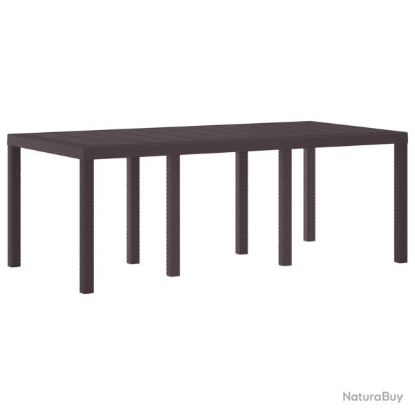 Table de Marron 200 x 100 x 73 cm polyrotin