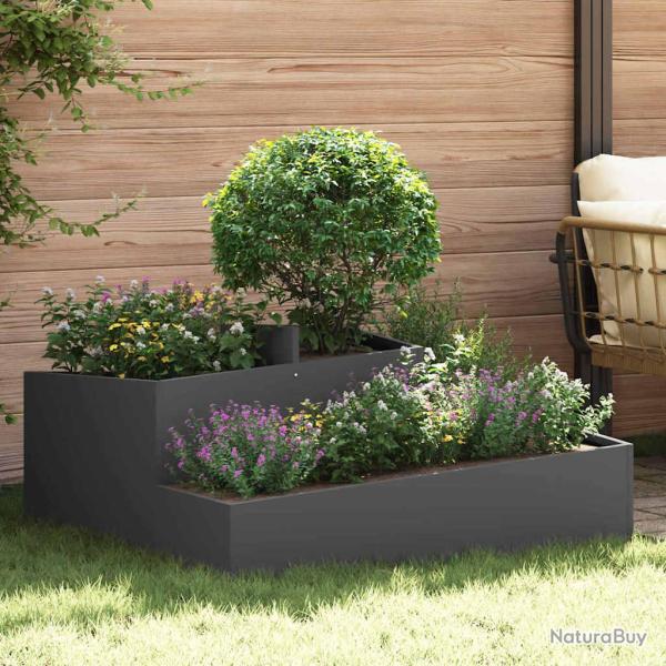Cache-pot de Noir 100 x 100 x 50 cm Acier lamin� � froid