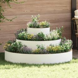 Cache-pot de Blanc 120 x 120 x 20 cm