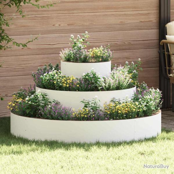 Cache-pot de Blanc 120 x 120 x 20 cm