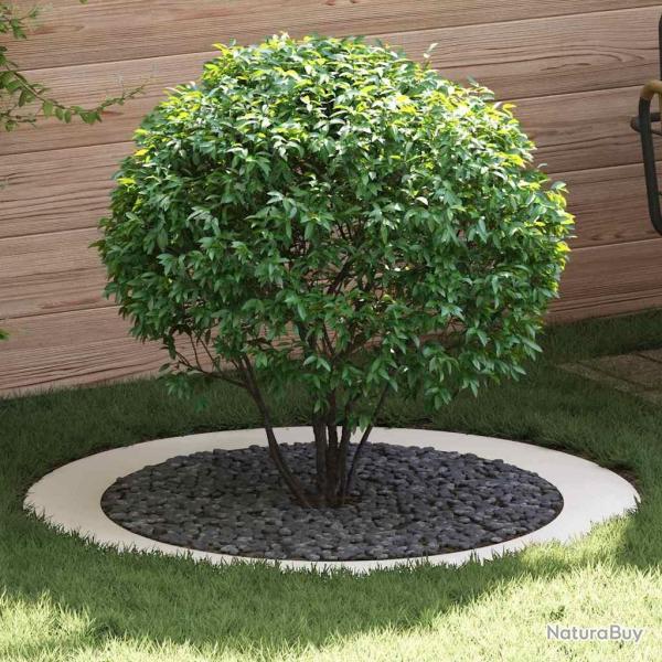 adapt� pour anneaux d'arbre plats 5 pcs Blanc �90 / 120 cm Acier
