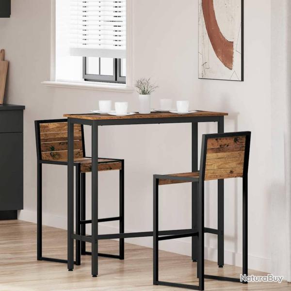 table Bois ancien 100 x 40 x 100,5 cm