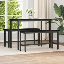 Banc de salle &agrave; manger Ch&ecirc;ne noir 100 x 32,5 x 48,5 cm