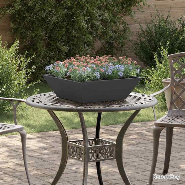 Cache-pot de Noir 50 x 50 x 15 cm Acier lamin� � froid