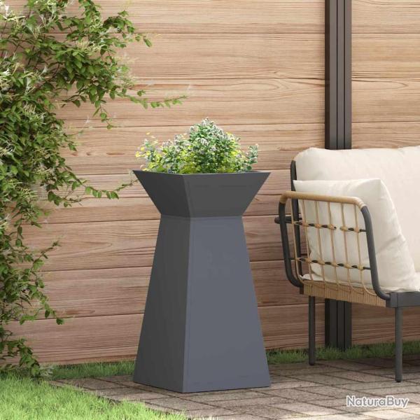 Jardini�re � pilier Anthracite 35 x 35 x 73 cm