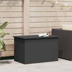Coffre de rangement de Acier 80 x 50,5 x 50 cm 180 Noir