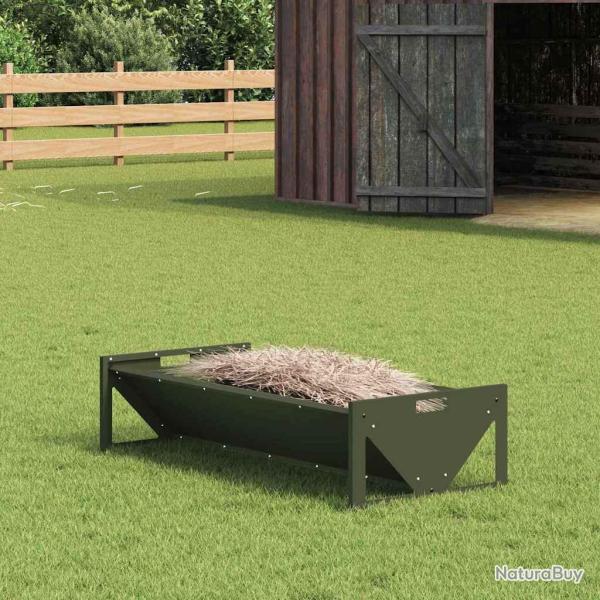 Trough d'alimentation pour le b�tail Vert olive