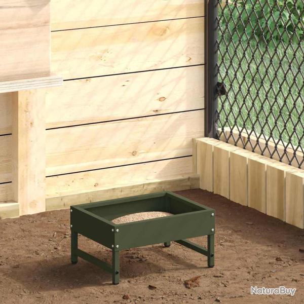 Nourrisseur pour oiseaux Vert olive 80 x 28 x 13.5 cm