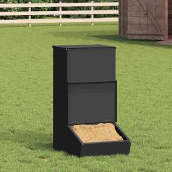 Distributeur de porcs Noir 55 x 38 x 76 cm Acier Lamin&eacute; &agrave; Froid