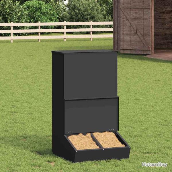 Distributeur de porcs Noir 55 x 51 x 91,5 cm