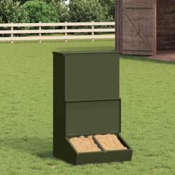 Distributeur de porcs Vert olive 55 x 51 x 91,5 cm