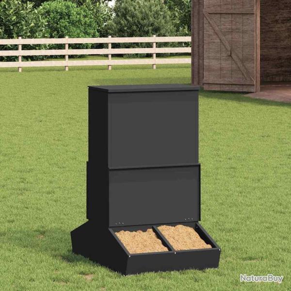 Distributeur de porcs Noir 82 x 51 x 91,5 cm