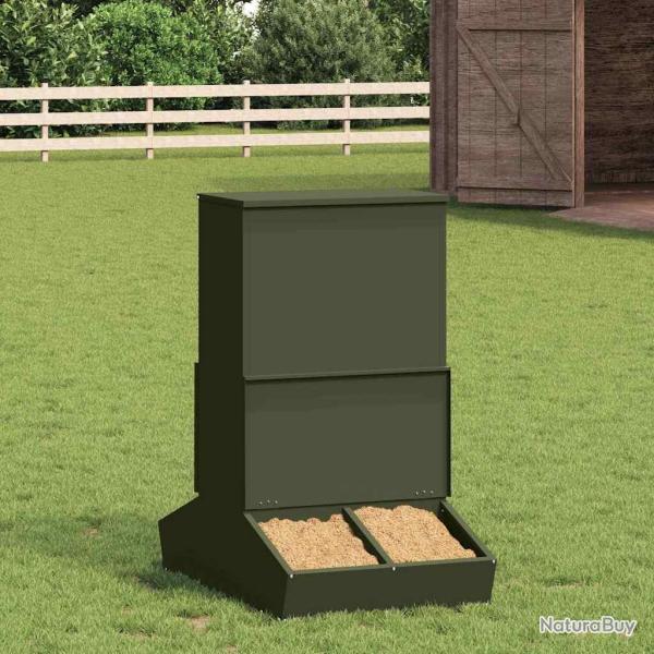 Distributeur de porcs Vert olive 82 x 51 x 91,5 cm