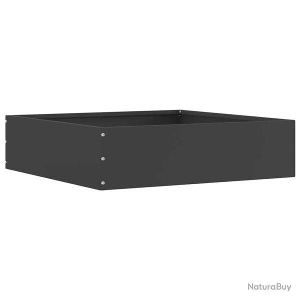 Bordure de Pelouse Noir 50 x 50 x 13 cm Acier