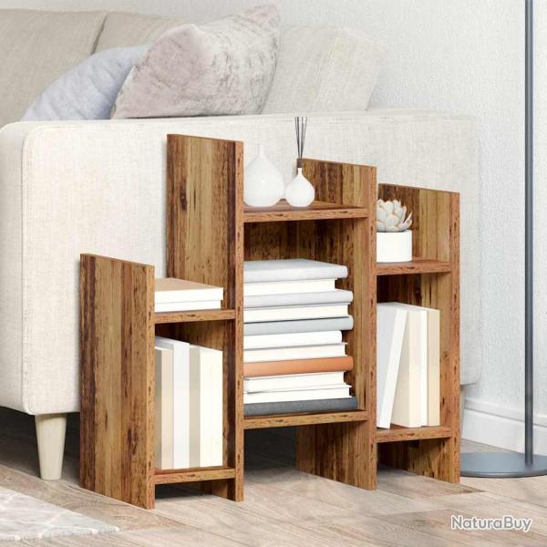 Meuble d'appoint Bois ancien 60 x 26 x 60 cm Bois d'ing�nierie