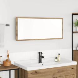Miroir Ch&ecirc;ne artisanal 90 x 8,5 x 37 cm Bois d'ing&eacute;nierie