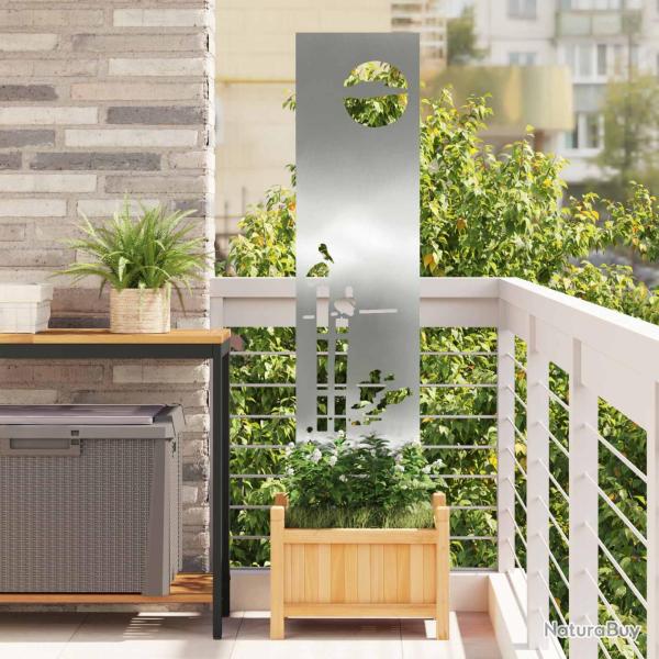 �cran de confidentialit� de Fretwork Argent� 32 x 140 cm