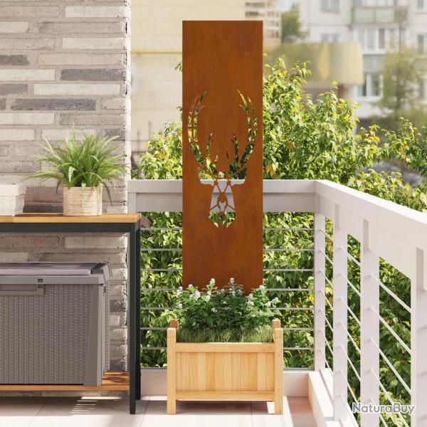 �cran de confidentialit� de Rouill� 32 x 140 cm