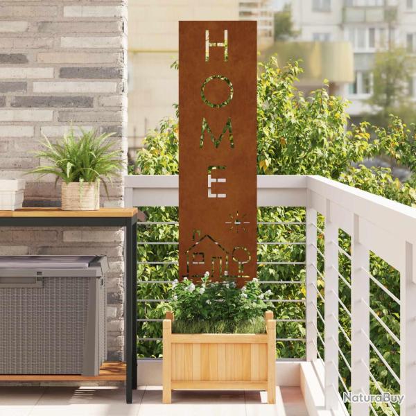 �cran de confidentialit� de Fretwork Rouill� 32 x 140 cm