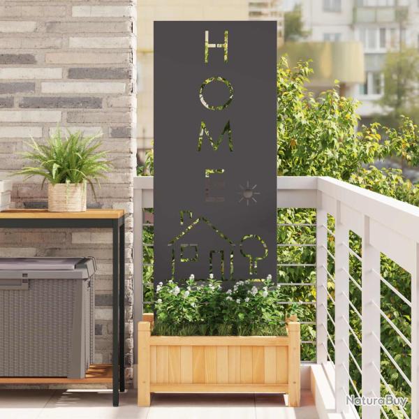 �cran de confidentialit� de Fretwork Noir 50 x 140 cm