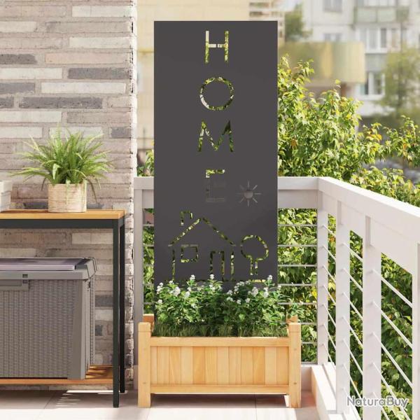 �cran de confidentialit� de Fretwork Noir 50 x 140 cm