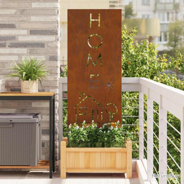 �cran de confidentialit� de Fretwork Rouill� 50 x 140 cm