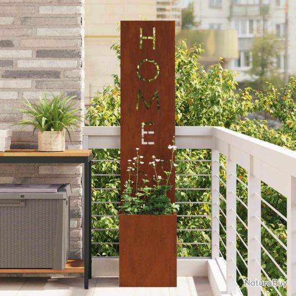 �cran de confidentialit� de Rouill� 32 x 32 x 150 cm