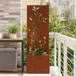 &Eacute;cran de confidentialit&eacute; de Floral Rouill&eacute; 50 x 140 cm
