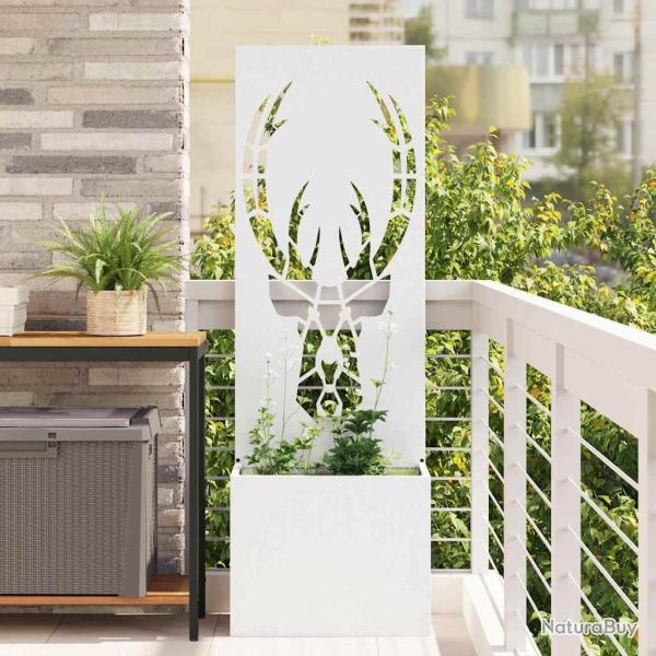 �cran de confidentialit� de Blanc 50 x 32 x 150 cm