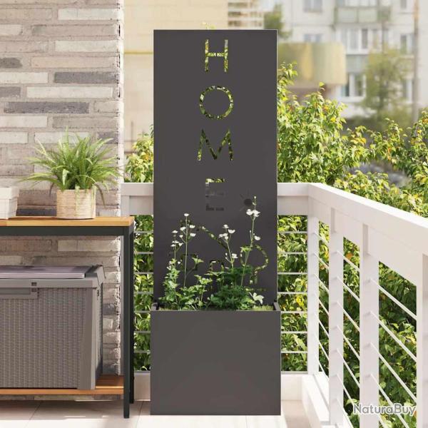 �cran de confidentialit� de Fretwork Noir 50 x 150 cm