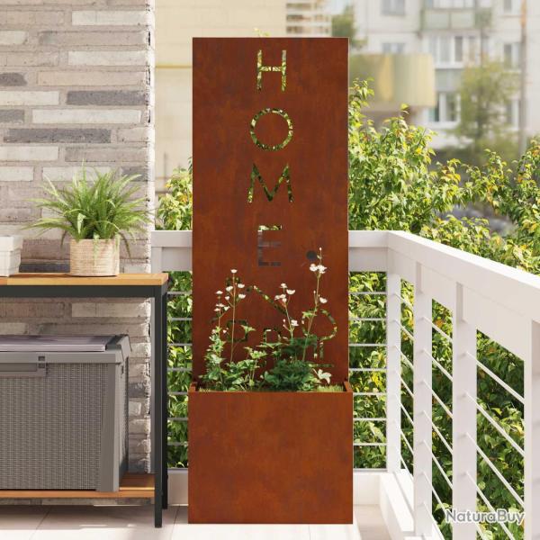 �cran de confidentialit� de Fretwork Rouill� 50 x 150 cm