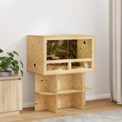 Base de Terrarium Marron 80 x 50 x 50 cm OSB