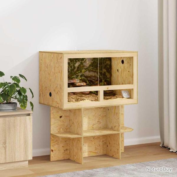 Base de Terrarium Marron 80 x 50 x 50 cm OSB