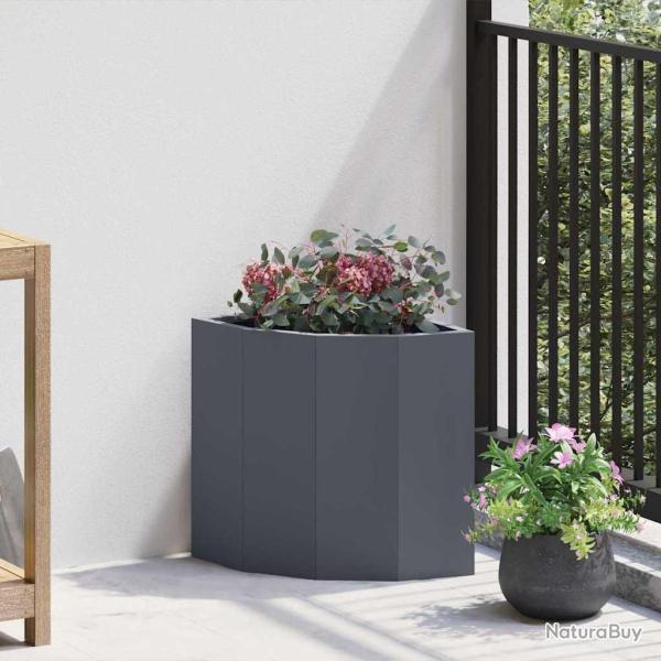 Jardini�re d'Angle Anthracite 30 x 30 x 35 cm Acier