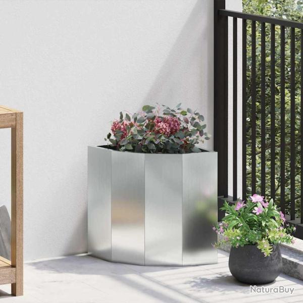 Jardini�re d'Angle Argent 30 x 30 x 35 cm Acier galvanis�