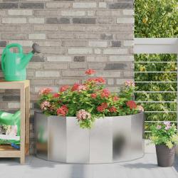 Jardini&egrave;re Argent 90 x 45 x 35 cm Acier inoxydable