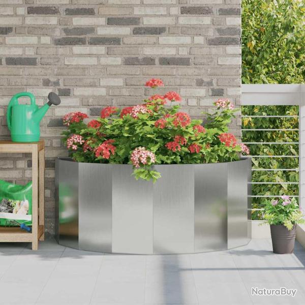 Jardini�re Argent 120 x 60 x 50 cm Acier galvanis�