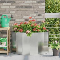 Jardini&egrave;re Argent 90 x 45 x 50 cm Acier galvanis&eacute;