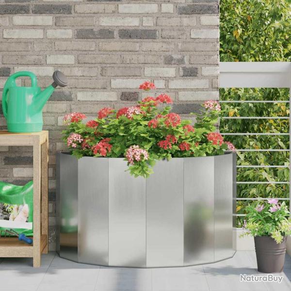 Jardini�re Argent 90 x 45 x 50 cm Acier galvanis�