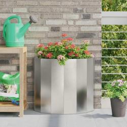 Jardini&egrave;re Argent 60 x 30 x 50 cm Acier inoxydable