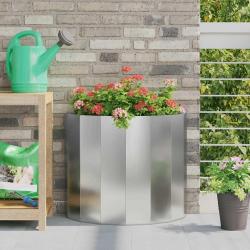 Jardini&egrave;re Argent 60 x 30 x 50 cm Acier galvanis&eacute;