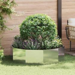 Jardini&egrave;re Argent 120 x 120 x 35 cm Acier inoxydable